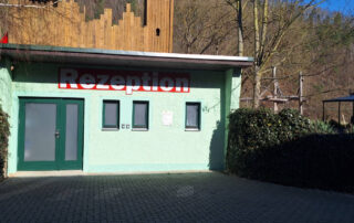 Campingplatz am Treidlerweg Sächsische Schweiz - Rezeption